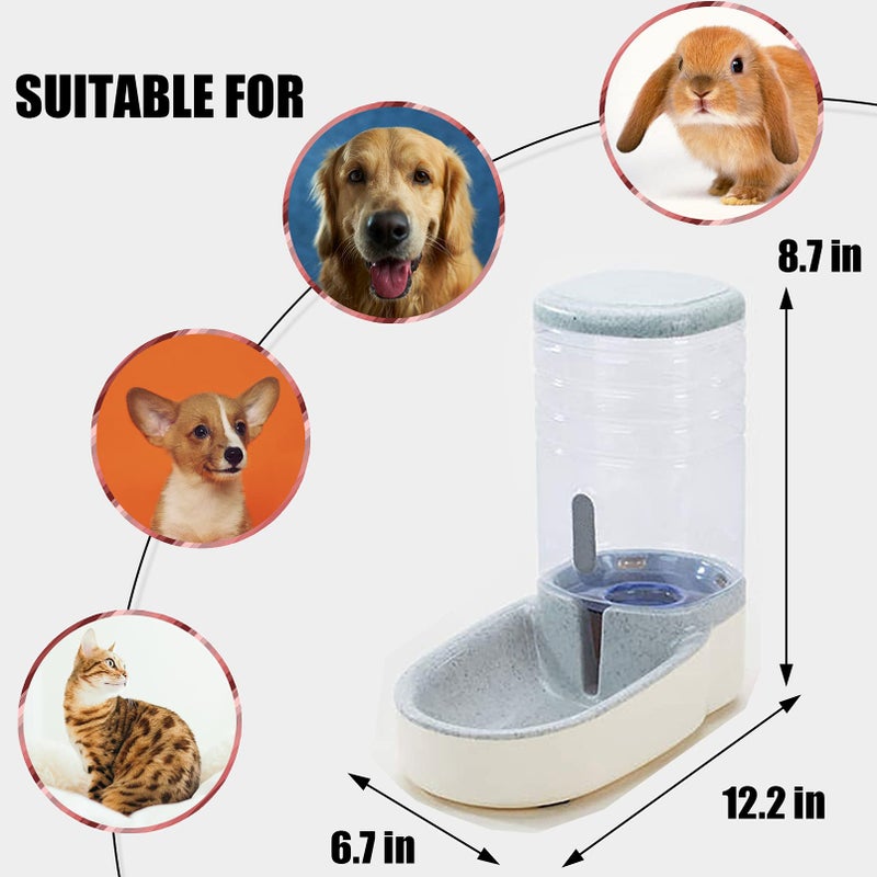 kathson Automatic Cats Water Dispenser 1 Gallon Gravity Dogs Water Station Feeder Large Capacity Pet Drinking Bowls for Kitten Puppy - Image 5